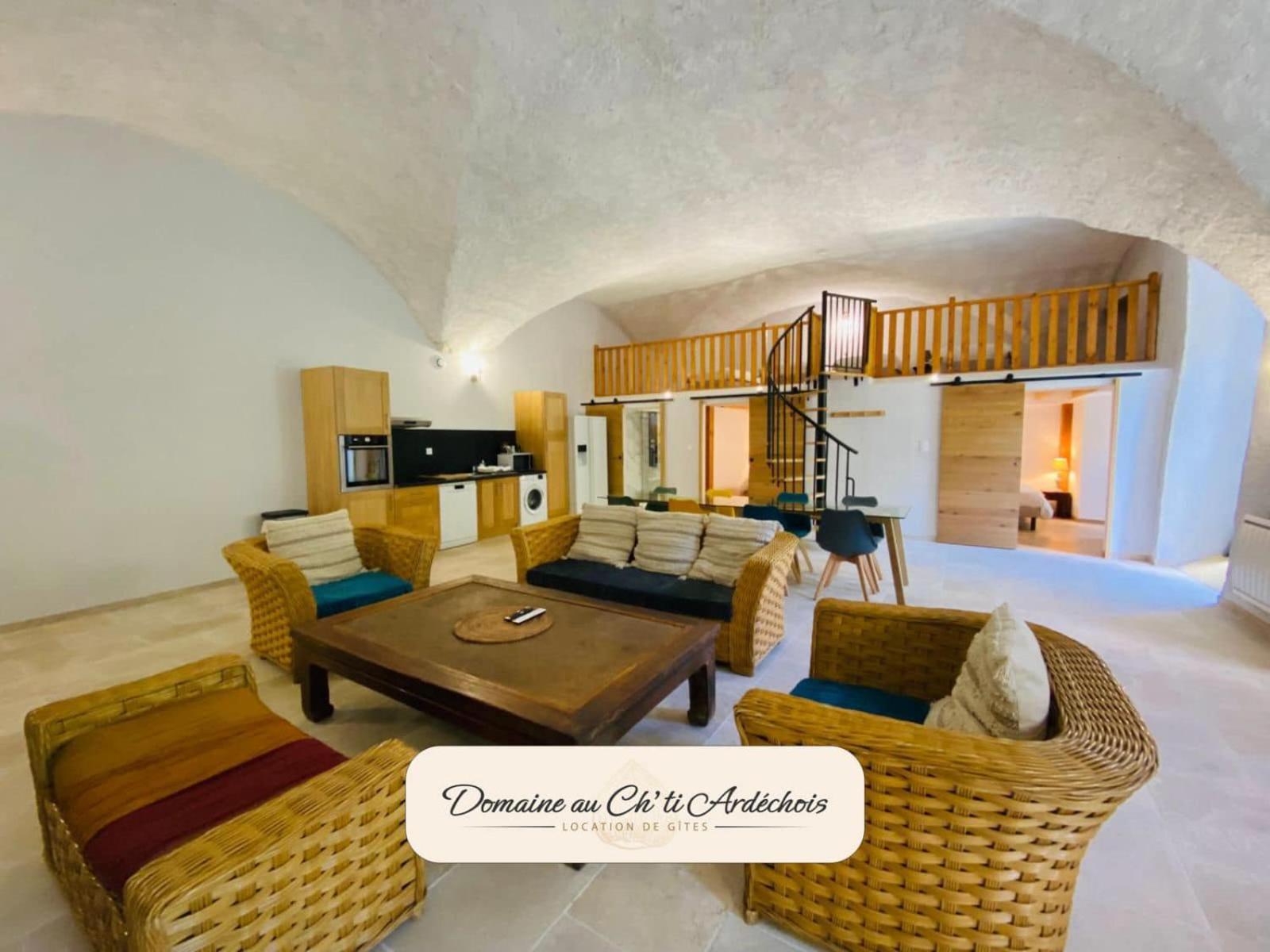 Gite De Groupe - Domaine Au Ch'Ti Ardechois Rochessauve Extérieur photo