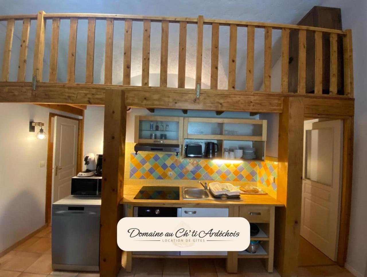 Gite De Groupe - Domaine Au Ch'Ti Ardechois Rochessauve Extérieur photo