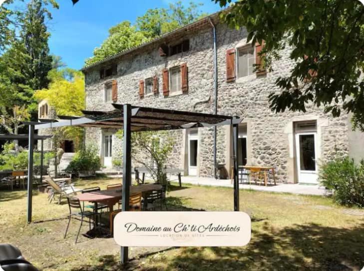 Gite De Groupe - Domaine Au Ch'Ti Ardechois Rochessauve Extérieur photo