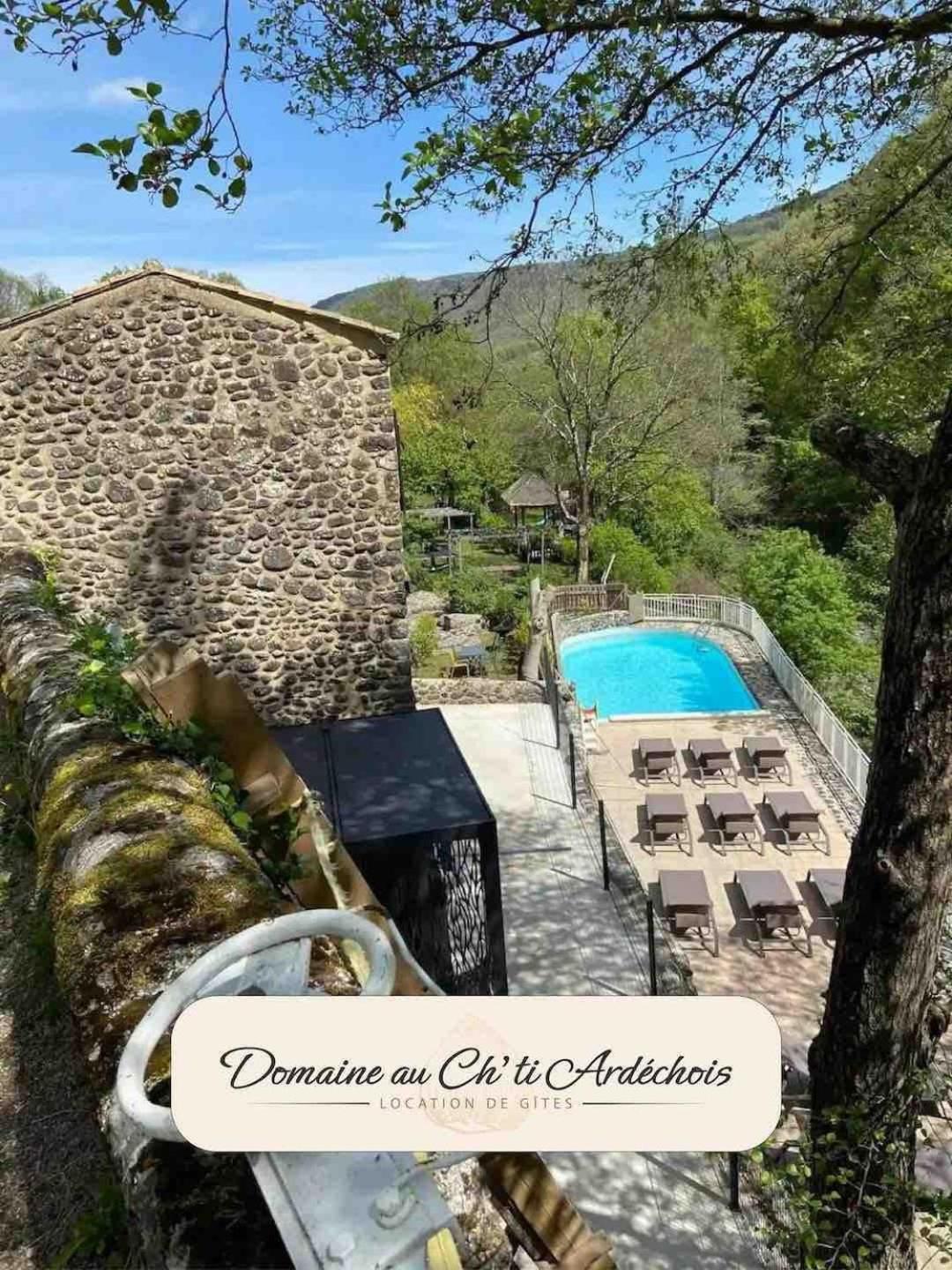 Gite De Groupe - Domaine Au Ch'Ti Ardechois Rochessauve Extérieur photo