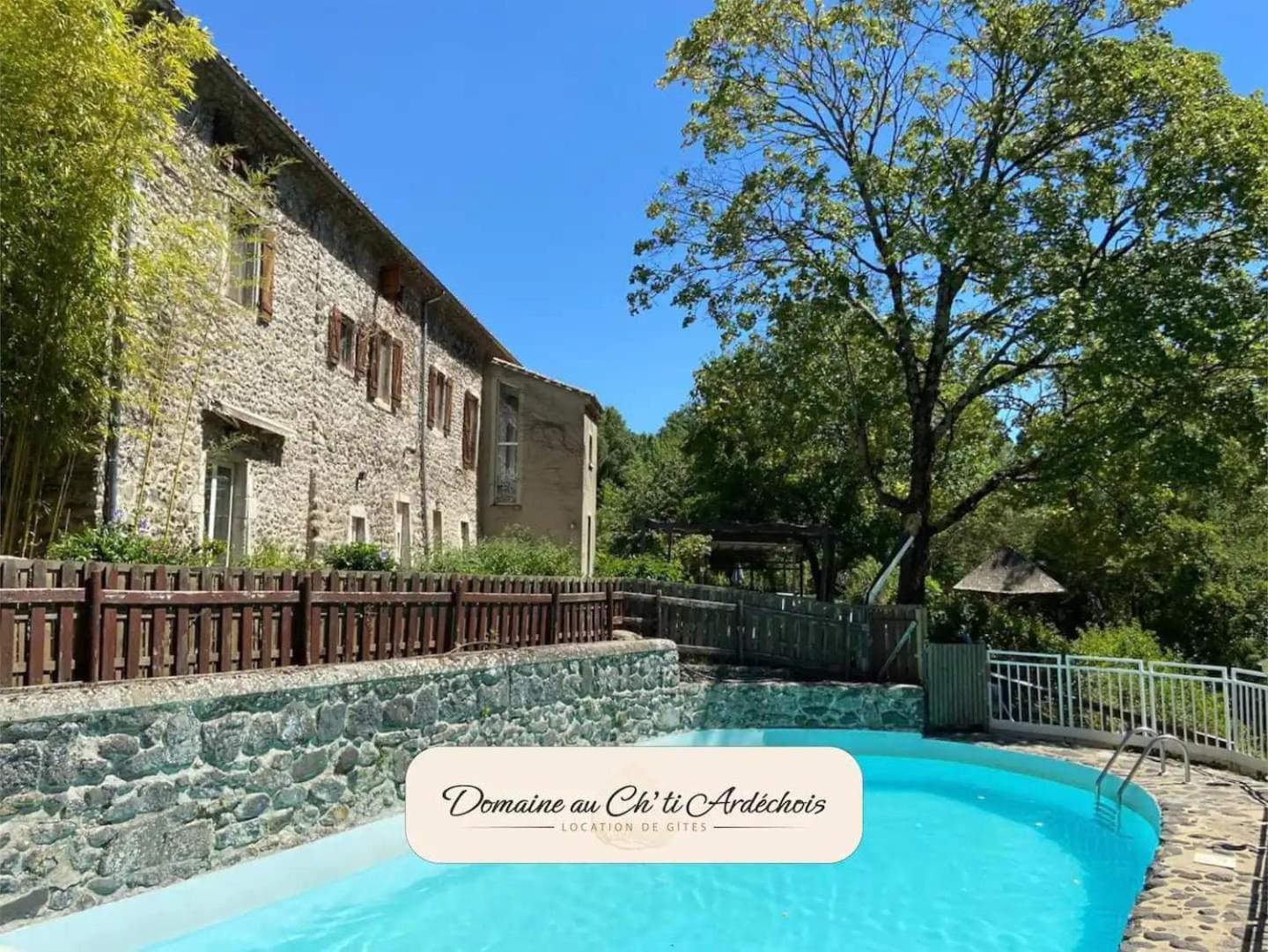 Gite De Groupe - Domaine Au Ch'Ti Ardechois Rochessauve Extérieur photo